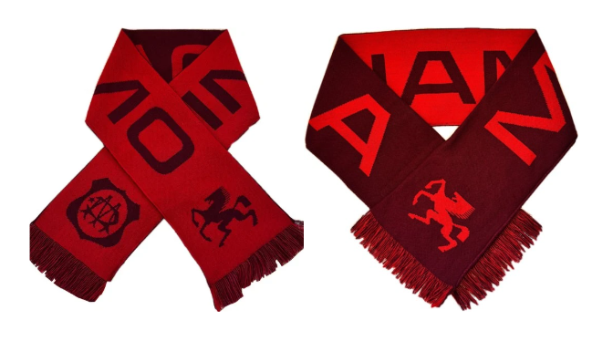 SCIARPE IN LANA PERSONALIZZATE doppia dinamo SCIARPE IN LANA PERSONALIZZATE dinamo