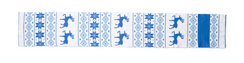 sciarpa natalizia personalizzata azzurra retro sciarpa natalizia personalizzata azzurra