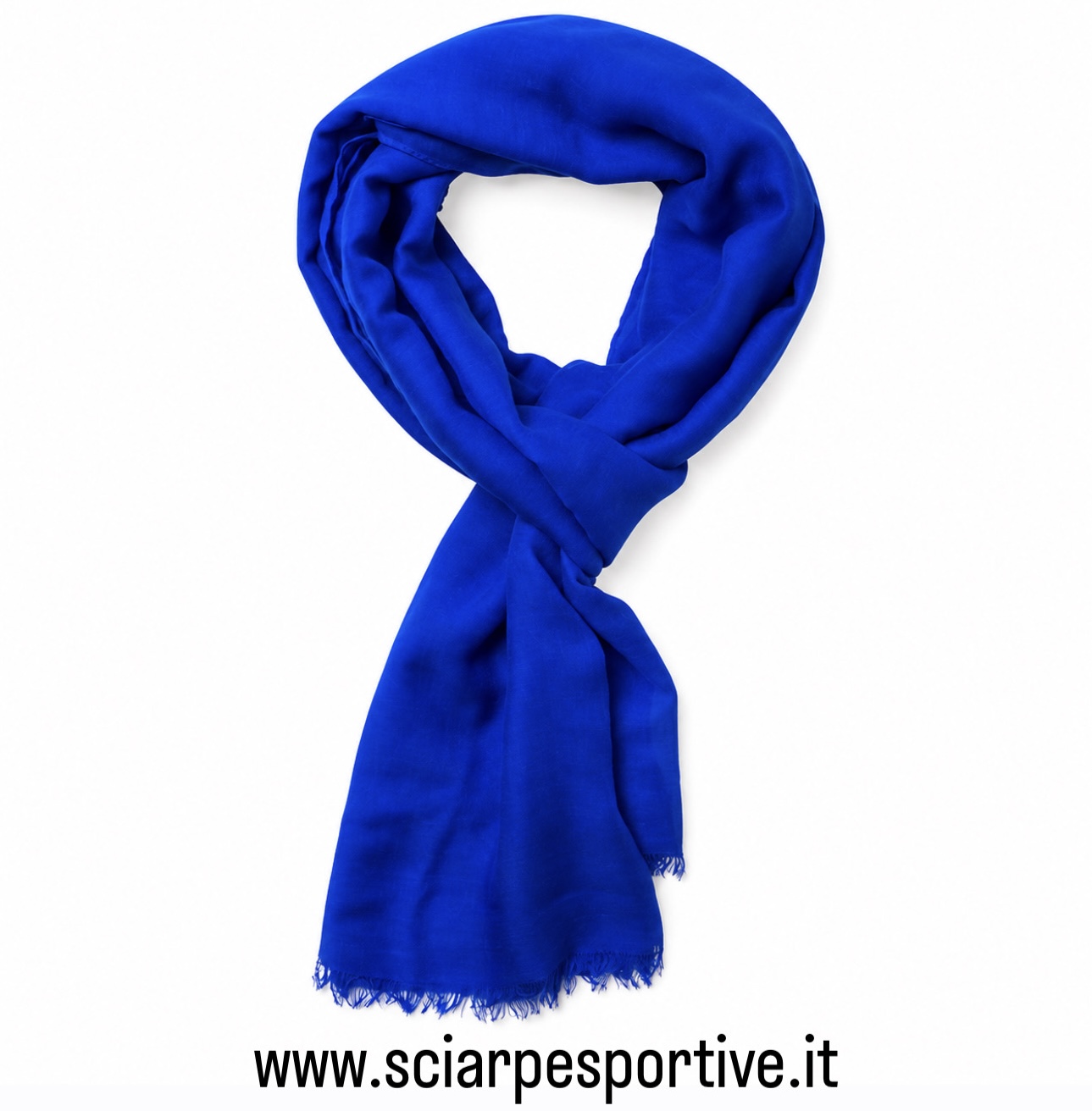 Sciarpe in Viscosa colore Blu Royal 